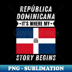 Republica Dominicana - Digital Sublimation Download File - Spice Up Your Sublimation Projects