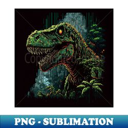 Tyrannosaurus rex pixelated - Professional Sublimation Digital Download - Fashionable and Fearless