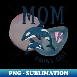 MoM Knows Best - High-Resolution PNG Sublimation File - Enhance Your Apparel with Stunning Detail