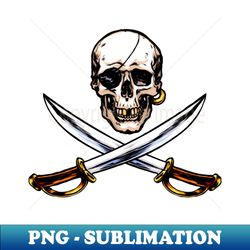 skull and cross swords - premium png sublimation file - spice up your sublimation projects