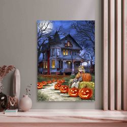 Halloween, Print, Wall Art Poster, Wall Decor, Gift, Poster-8