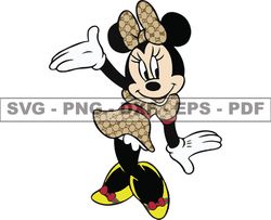 Gucci Mickey Mouse Svg, Fashion Brand Logo 189