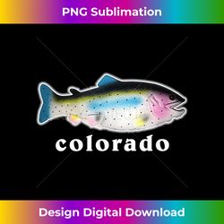Colorado Mountain Trout Fishing Shirt - Fish Design T - Classic Sublimation PNG File - Customize with Flair