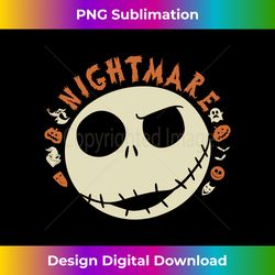 Disney The Nightmare Before Christmas Jack Halloween Long Sl - Futuristic PNG Sublimation File - Pioneer New Aesthetic Frontiers