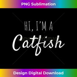 Catfish Costume Fishing Halloween Tank - Contemporary PNG Sublimation Design - Channel Your Creative Rebel