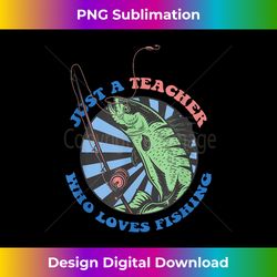 Groovy Fishing Teacher Summer Fun with Funny Hooks and - Futuristic PNG Sublimation File - Enhance Your Art with a Dash of Spice