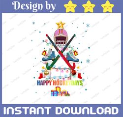 Merry Christmas, Happy Hoc-keydays Png, Ice Hoc-key Ornament Tree, Christmas Tree, Je-sus Png Instant Download Sublimati