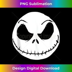 Disney The Nightmare Before Christmas Jack Skellington Face Tank T - Artisanal Sublimation PNG File - Ideal for Imaginative Endeavors