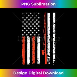 cool fishing rod american flag for men women usa fish l - luxe sublimation png download - crafted for sublimation excellence
