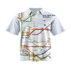 New York Subway Button Up Shirt