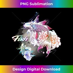 koi fish t-shirt chinese koi carp fish graphic t - artisanal sublimation png file - crafted for sublimation excellence