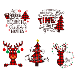 Christmas SVG Bundle, Buffalo Plaid Christmas designs, Womens Christmas shirt svg, Logo Christmas Svg, Instant download