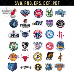 Basketball League Club SVG, All Basket Team Layered Cut SVG, Bundle SVG, Compatible with Cricut and Cutting Machine