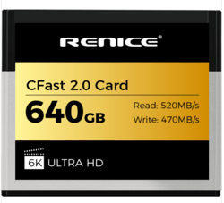 RENICE 640GB CFast 2.0  Memory Card