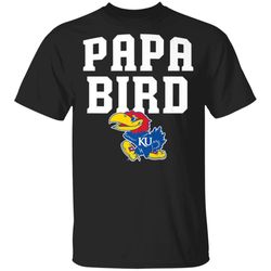 Kansas Jayhawks Papa Bird TShirt  Apparel