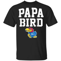 Kansas Jayhawks Papa Mascot TShirt  Apparel