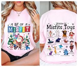 Misfit Toys Christmas Shirt, A Bit Of A Misfit Shirt, Rudolphs The Red Nosed Reindeer Shirt, Christmas Shirt, Rudolph
