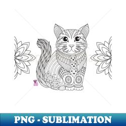 Mandala Cat - Special Edition Sublimation PNG File - Perfect for Personalization