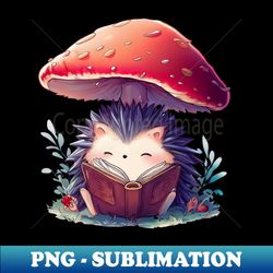 Cute hedgehog reader - Premium Sublimation Digital Download - Spice Up Your Sublimation Projects