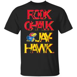 Kansas Jayhawks Rock Chalk Jayhawk TShirt  Apparel