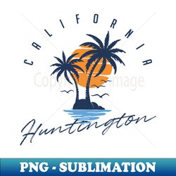 80s Huntington Beach - Premium Sublimation Digital Download - Perfect for Sublimation Mastery