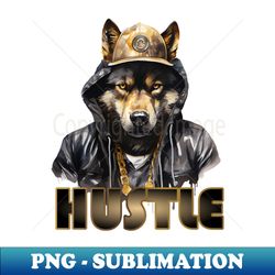 Hustle - Retro PNG Sublimation Digital Download - Revolutionize Your Designs