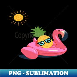 Summer patterns with flamingo and pineapple - Retro PNG Sublimation Digital Download - Revolutionize Your Designs