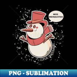 Lttje Sneeimann Low German Snowman - Signature Sublimation PNG File - Revolutionize Your Designs