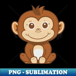 Sweet baby Monkey - Vintage Sublimation PNG Download - Enhance Your Apparel with Stunning Detail