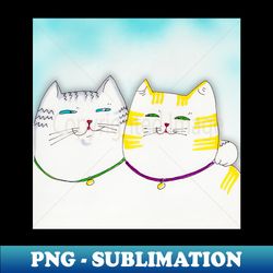 BFF Kitties - Exclusive PNG Sublimation Download - Perfect for Sublimation Art