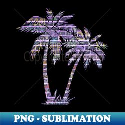 Graffiti Wall Palm Trees - PNG Sublimation Digital Download - Defying the Norms