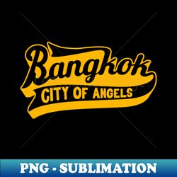 Stylish Bangkok Lettering - High-Resolution PNG Sublimation File - Vibrant and Eye-Catching Typography