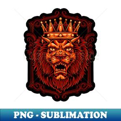 Royal Lion - High-Resolution PNG Sublimation File - Perfect for Sublimation Art