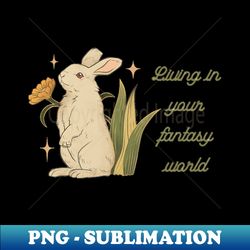 Rabbit - PNG Transparent Sublimation Design - Revolutionize Your Designs