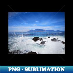 Cape Town view - Instant PNG Sublimation Download - Unleash Your Creativity