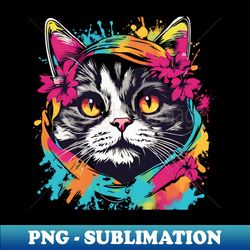 Cat-mom - Unique Sublimation PNG Download - Unleash Your Inner Rebellion