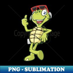 Cool turtle - Vintage Sublimation PNG Download - Perfect for Sublimation Mastery