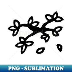 Spring Tree Branch Doodle Art - Special Edition Sublimation PNG File - Bring Your Designs to Life