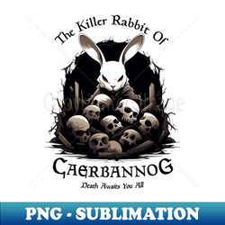 The Killer Rabbit Of Caerbannog - Instant PNG Sublimation Download - Spice Up Your Sublimation Projects