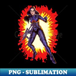 Baroness GI Joe toy art card - Aesthetic Sublimation Digital File - Bring Your Designs to Life
