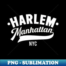 harlem logo - manhattan new york - stylish sublimation digital download - perfect for sublimation mastery