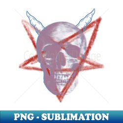 EVIL SKULL CHROMA - Creative Sublimation PNG Download - Create with Confidence