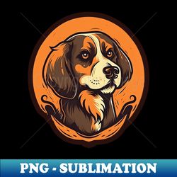 Handsome Spaniel dog - Elegant Sublimation PNG Download - Unleash Your Inner Rebellion