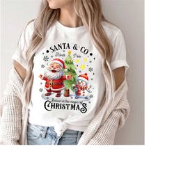 Santa Co North Pole Christmas Shirt Vintage Christmas Shirt, Santa Co Shirt, North Pole Christmas Shirt, Christmas Santa