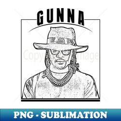 Gunna - High-Quality PNG Sublimation Download - Capture Imagination with Every Detail