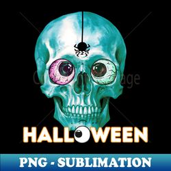Funny halloween skull - Vintage Sublimation PNG Download - Capture Imagination with Every Detail