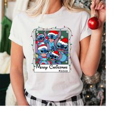 Retro Stitch Christmas Shirt, Stitch Santa Christmas Shirt, Stitch Very Merry Christmas Shirt, Lilo And Stitch Xmas, Dis
