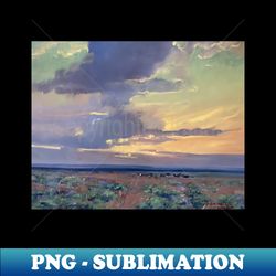 luminous sky oil on canvas - aesthetic sublimation digital file - unleash your inner rebellion