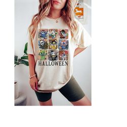 Retro Stitch Horror Characters Shirt, Stitch Horror Halloween Shirt, Stitch Horror Shirt, Disney Spooky Season Shirt, Di