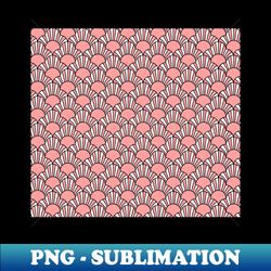 Art Deco Pattern no 32 - Pink Vintage Pattern - Retro PNG Sublimation Digital Download - Unleash Your Inner Rebellion